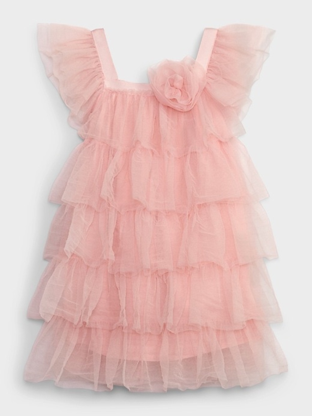 Toddler girls Gap × LoveShackFancy Toddler Tiered Tulle Dress size 4 NWT